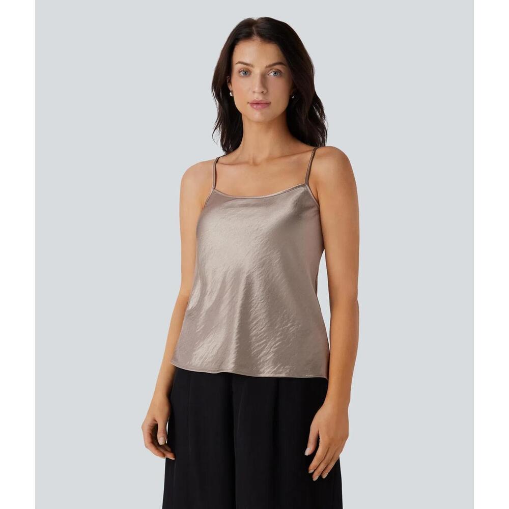 NWT Halara Satin Work Cami Top Size XS
